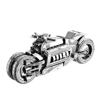 3D Metal Modelo de Quebra-cabeça Conceito de moto diy Brinquedo infantil Kit Modelo Adultos, Crianças Quebra-cabeça de Educação de Coleta Presentes