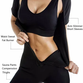 Amante da Beleza das Mulheres do Emagrecimento do Corpo Shapers de Neoprene Sauna Shapewear Bodysuit Zíper na Barriga da Cintura Treinador Weigt Perda Espartilho