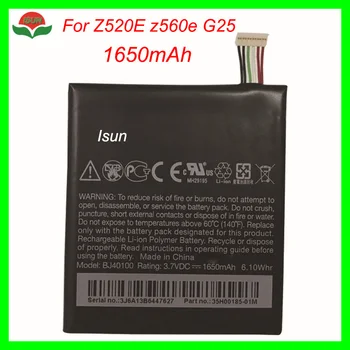 ISUN Qualidade Original bateria de telefone celular para htc one s z520e z560e g25 bj40100 substituição de bateria