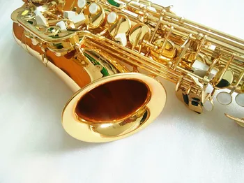 JUPITER JAS-700 Novas Chegada Alto Eb Sintonia Saxofone Bronze Instrumento Musical Laca Ouro Sax Com o Caso Bocal Frete Grátis
