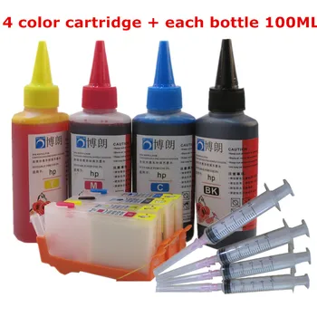 Refil kit de tinta Para HP 903 904 905 902 cartucho de tinta recarregável permanente chip PARA impressora HP OfficeJet pro 6950 6951 6954 6956 6960 6970