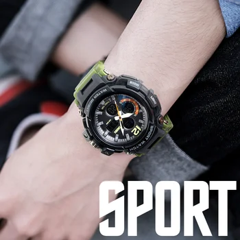 SKMEI Homens Relógio de 50M à prova d'água Digital de Moda, Relógios de Desporto ao ar livre dos Homens Relógios de pulso conjuntos de quarto de Saat Relógio Relógio Masculino 1343