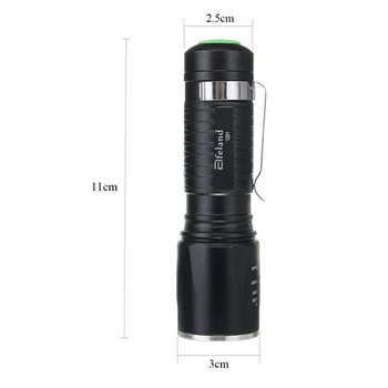 XANES 1201 T6 2000LM 5modes Zoomable Lanterna LED 18650/AAA Impermeável para Camping Tocha Lanterna Lâmpada do Projector Portátil