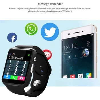 1.54 Polegadas Crianças de Telefone do Smart Watch SOS Antil-perdido Smartwatch Móvel de Posicionamento do Cartão SIM Relógio Local de Chamada do Relógio do Perseguidor