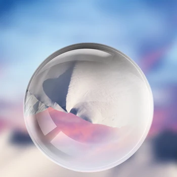 100/110mm Fotografia de Vidro Bola de Cristal Esfera de Fotografia de tirar a Foto Adereços Lente Redonda Artificial de Bola Decoração Presente
