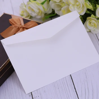 100 pedaços de Papel envelopes para convites, Casamento & Noivado dando Graças Dia de Aniversário Universal convite de festa tampa