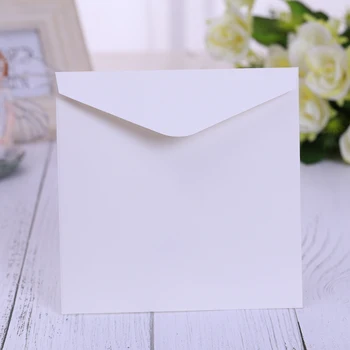 100 pedaços de Papel envelopes para convites, Casamento & Noivado dando Graças Dia de Aniversário Universal convite de festa tampa