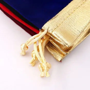 100pcs 7*9cm de Embalagem Cordão de Veludo Bolsa Saquinho de Saco de Presente Para a Jóia do Casamento as Coisas de Festa por Atacado