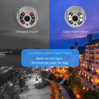 1080P FHD câmera do ip de wifi webcam mini segurança kamera exterior Impermeável do cctv do Audio em Dois sentidos do IR da Visão Nocturna camara de seguridad