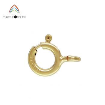 10pcs/lot Ouro cheia da primavera do anel de jóias de alta qualidade fazer diy material IB2376