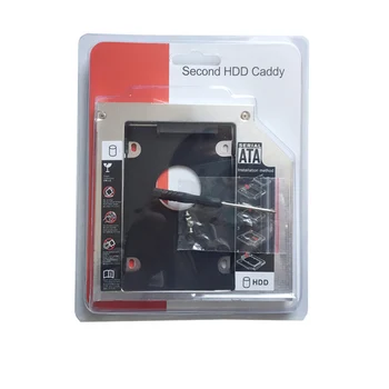 12.7 MM 2ª HD HDD SSD Caddy disco Rígido Para o Packard Bell EasyNote TK81 TK83 TK85(Dom da moldura da unidade Óptica)
