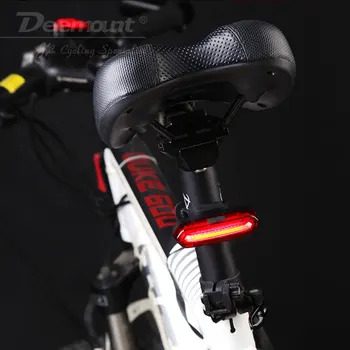 120 Lumens de Luz Traseira da Bicicleta, USB Recarregável de Ciclismo DIODO emissor de Luz da Cauda Impermeável MTB Bicicleta de Estrada da Luz da Cauda de Acessórios da Bicicleta