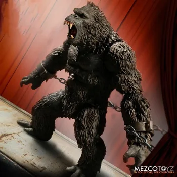 18cm Godzilla Vs Gorila King Kong Esqueleto Crânio Ilha Gorila Monstros Anime Figura de Ação do Modelo Montado Brinquedos para Crianças