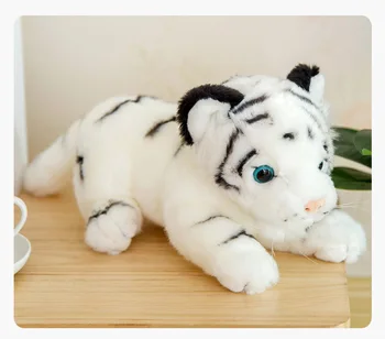1PC Simulação Macio bichos de Pelúcia Tigre de Pelúcia Almofadas Animal Boneca de Algodão Crianças Brinquedos Para Crianças Presente
