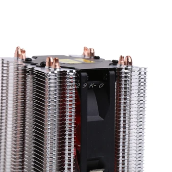 1PC massa Térmica + 4 Condutor 130W Vermelho Cooler de 3 Pinos para Ventoinha do Dissipador de calor Para Intel LGA2011 AMD AM2