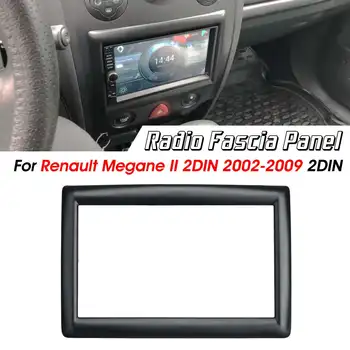 2 Din Rádio do Carro Fáscia Traço CD de Instalação da Guarnição Painel de Placa Adaptador de Quadro Para Renault Megane 2 II 2002 2003 2004 2005 - 2009
