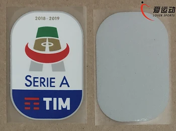 2018-19 Milão patch conjunto de 2018 e 2019 Lega Calcio Serie A de futebol patch+cinza 7 vezes vencedor do troféu patch de 7 de campeão da copa