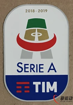 2018-19 Milão patch conjunto de 2018 e 2019 Lega Calcio Serie A de futebol patch+cinza 7 vezes vencedor do troféu patch de 7 de campeão da copa