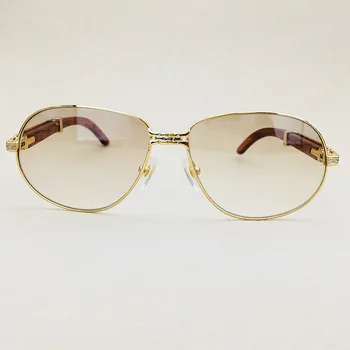 2018 vintage, óculos de sol dos homens luxo madeira mens óculos de sol de marca designer carter óculos de armação de vidro de grandes dimensões óculos de sol