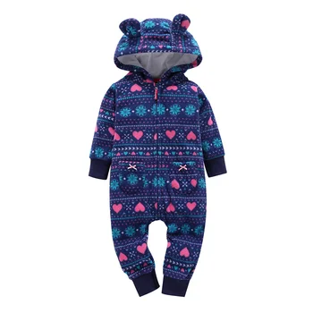 2019 Bebê Novo traje macacão de Roupas de Inverno frio Menino Menina Roupa Quente e Confortável, Puro Algodão casaco jaqueta de crianças