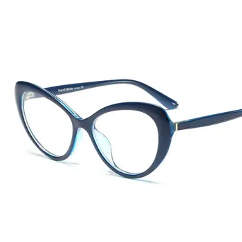 2019 Moda Gato Multifocal Progressiva Lente de Óculos de Leitura Senhoras Mulheres Perto &Visão Muito Óculos de Ultraleve com caixa FML