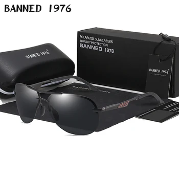 2019 Nova Chegada Homens HD Óculos de sol Polarizados do sexo masculino de Condução legal Piloto de óculos de Sol Homem UV400 Óculos de Alta Qualidade, tons original
