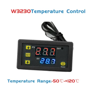 2019 Novos de Alta Qualidade W3230 DC 12V 20A Digital Controlador de Temperatura de -50-120C Termostato Regulador de