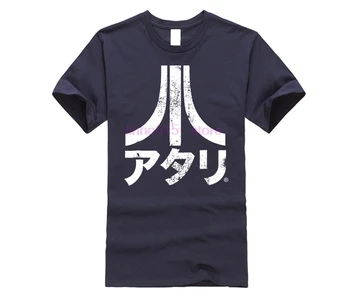 2020 Marca Os Homens De Camisa De Atari Logotipo Japonês T-Shirt