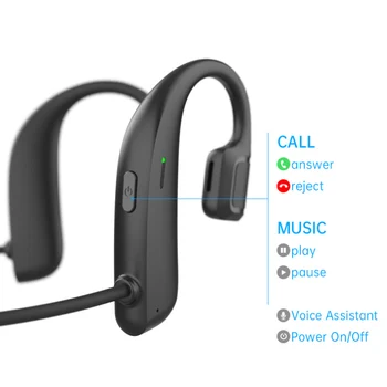 2020 Novas TWS Fones de ouvido Bluetooth Para Xiaomi Osso de Condução Bluetooth 5.0 Chip Fone de ouvido Impermeável Suor Bateria de Longa duração