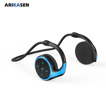 2020 Novo Esporte Bluetooth Fone de ouvido com MP3 player rádio FM mic 10 horas de música sem Fio Fone de ouvido Cartão do TF Baixo Fones de ouvido Estéreo