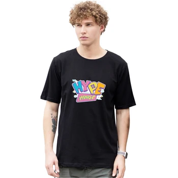 2020 Novo Hype Casa T-shirt Quente da Venda de T-shirt de Manga Curta de Verão Camiseta Cartoon Casual O-pescoço O Hype em Casa Merch