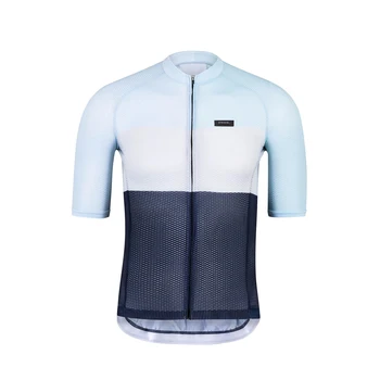 2020 SPEXCEL escalador de manga curta ciclismo jersey Abrir célula de tecido Leve e respirável estrada de mens mtb bicicleta camisa azul claro