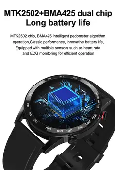 2020 YOEON ECG Smart Watch Chamada Bluetooth Smartwatch Para os Homens Waterproof Fitness Pulseira para Monitor de frequência Cardíaca Para Android Apple