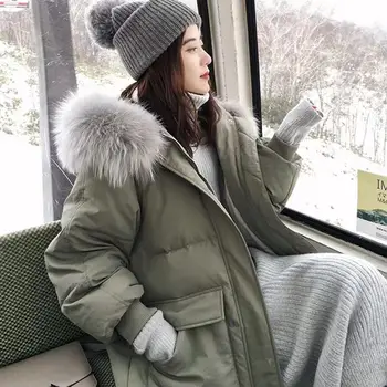 2020 grande de lã de gola sentido de concepção ins pequeno número de coreano popular de algodão acolchoado jaqueta mulheres