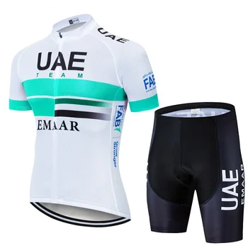 2021 EMIRADOS árabes unidos da equipe de ciclismo roupas, de secagem Rápida e de bicicleta jersey MTB uniforme mens bicicleta roupas de verão de ciclismo desgaste 20D Gel de bicicleta