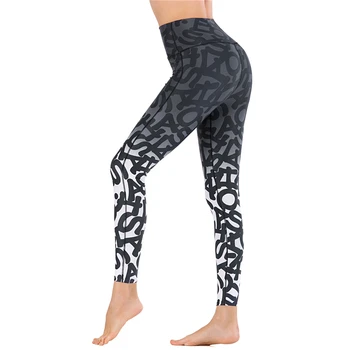 2021 Novo Comprimento Completo de Yoga, Leggings Mulheres sem costura com Calças de Cintura Alta de Calças de Ginástica S-XL Menina Treino Leggings Calças de Fitness