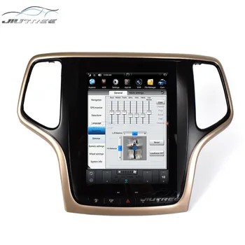 2din auto-rádio Android para Jeep Grand Cherokee 2016 Carro GPS de Navegação de Chefe da Unidade de DVD Multimídia Player Auto Rádio