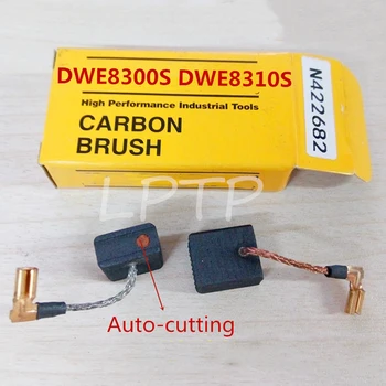2pcs Automática de corte de carbono jogo de escova de substituição para Dewalt DWE8300S DWE8310S rebarbadora qualidade original