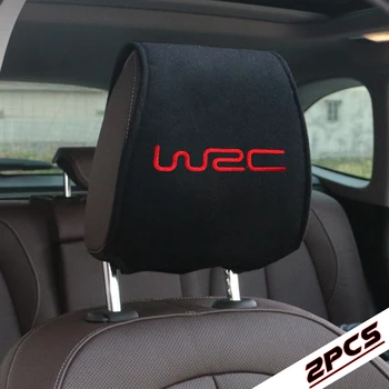 2pcs Carro apoios de Cabeça Auto Encosto de cabeça Pescoço de Viagem Suporte de apoio Automóveis Capas de Assento para o WRC