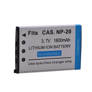 2pcs NP-20 NP20 NP20 Bateria para CASIO Exilim EX-M1 M2 S1 S1PM S2 S3 S4 Z3 Z4 S100 Z8 Z40 Z65 (z70 Z75 S20 s770 Bateria
