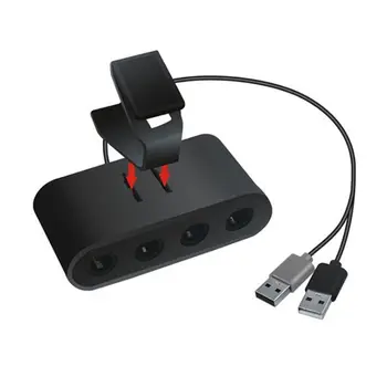 3 Em 1, 4 Portas GC Identificador para Wiiu/PC/Switch Conversor Adaptador para PC Jogo de GameCube GC Controladores de Acessórios