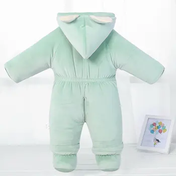 -30 graus 2020 moda recém-nascido revestimentos do inverno do bebê traje macacão de roupas de meninas roupa de Flanela coats vestuário exterior de crianças meninos