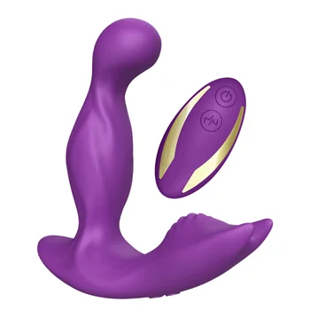 360 Graus de Rotação homens de Próstata Massageador Vibrador na Vagina para as mulheres de Vibração homens Brinquedos Sexuais para adultos clitóris G-Spot Estimulação