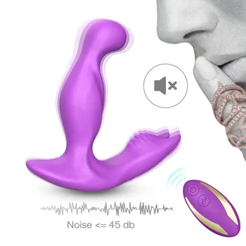 360 Graus de Rotação homens de Próstata Massageador Vibrador na Vagina para as mulheres de Vibração homens Brinquedos Sexuais para adultos clitóris G-Spot Estimulação