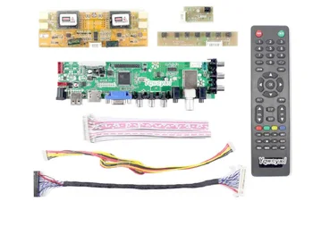 3663 Sinal Digital DVB-C, DVB-T2 DVB-T kit para LTM220M1-L01 TELEVISÃO LCD Controlador de Placa de LUA63A82