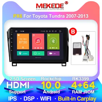 4G LTE Para a Toyota Tundra XK50 2007 de 2013, auto-Rádio Multimédia Player de Vídeo de Navegação GPS Android 10 Não 2din 2 din dvd