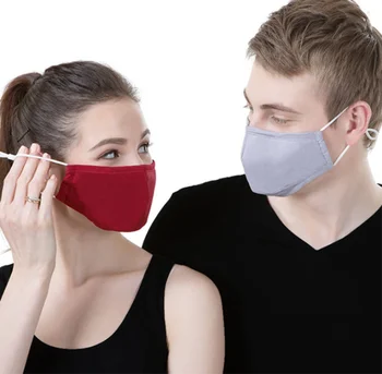 4pcs Algodão preto Máscara de Boca a Máscara facial Anti-PM2.5 De Poeira Boca Máscara De 16 De Carvão Ativado Filtro De Máscara De Tecido Face Máscara Lavável