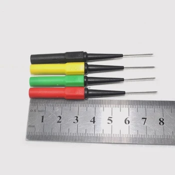 4pcs de 0,7 mm Sondas de Perfuração Kit de Multímetro Caneta Sonda Mini Fio Furador de Reparação Automóvel Linha de Teste Ferramenta Probe