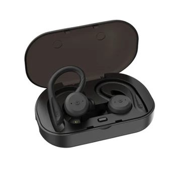5.0 Fone de ouvido Bluetooth TWS Fones de ouvido sem Fio Impermeável de Cancelamento de Ruído Fones de ouvido Adequado para Montanhismo, Natação, Caminhadas