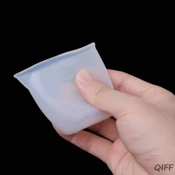 5 Pcs/pack de 100 ml de Cristal Epóxi, Silicone Copo de Medição de DIY Artesanal Ferramenta com Escala Não-vara de Ajuste de Mistura Copos